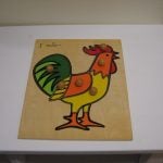 Wooden Puzzle: Rooster